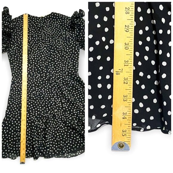 NWT KEEPSAKE THE LABEL Moonshine Dress In Black with Ivory Spots, Size XL‎ - Picture 13 of 13